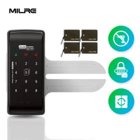 밀레 강화 유리문도어락 상가 단문형 양문형 디지털 번호키 ME-G25S