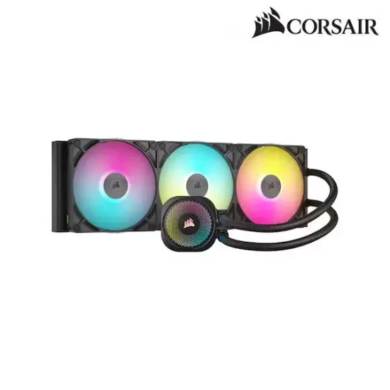 커세어 iCUE LINK TITAN 420 RX RGB 수냉쿨러 블랙