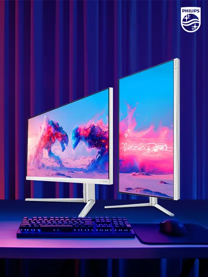 필립스 27M2N5511P QHD 240Hz HDR 400 게이밍 화이트 모니터