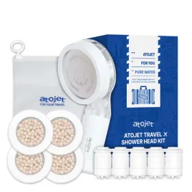 여행용 미니 샤워기 키트 세트 샤워기 1 헤드2P 바디5P 헤드필터1팩