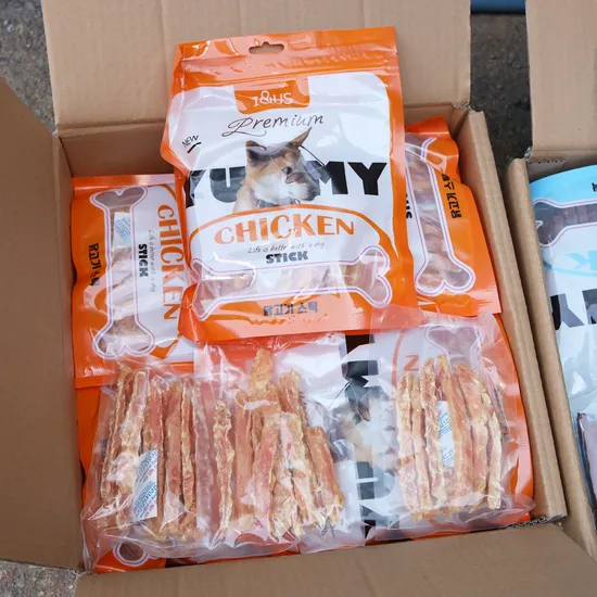 강아지 육포스틱사료 300g