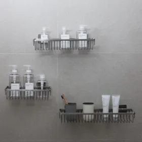 무타공 물빠짐 와이어 304 스텐 욕실 선반 정리대