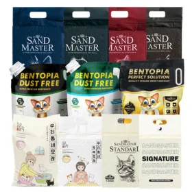 벤토피아 먼지없는 고양이모래 6.35kg x3개