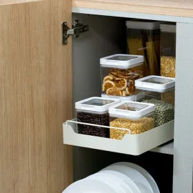 철제 슬라이딩선반 주방 싱크대 하부장 정리