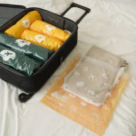 컴팩 롤업 압축팩 해외여행 패키지 세트 10장