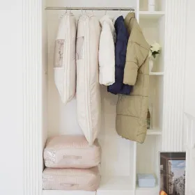 컴팩 옷정리 이불정리 압축 파우치 보관함 수납함 이불 아우터 파우치 4개 SET