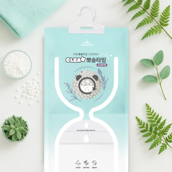 클린뽀송타임 옷걸이형 대용량 제습제 220g 10개입