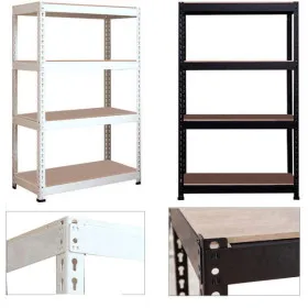 폴던스랙 무볼트 조립식 철제앵글 수납선반