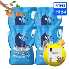 포우장 고양이모래 먼지안녕 벤토나이트 9KG X 4팩 총 36KG