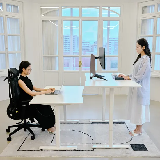 제닉스 오비스 모션데스크 높이조절책상