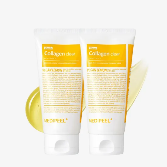 메디필 비건 비타민 콜라겐 클리어 클렌징폼 120ml 2개