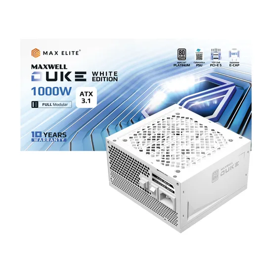 맥스엘리트 DUKE 1000W 80PLUS플래티넘 풀모듈러 ATX3.1 외 다양