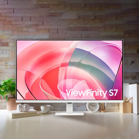 삼성 4K 모니터 S32D701 화이트