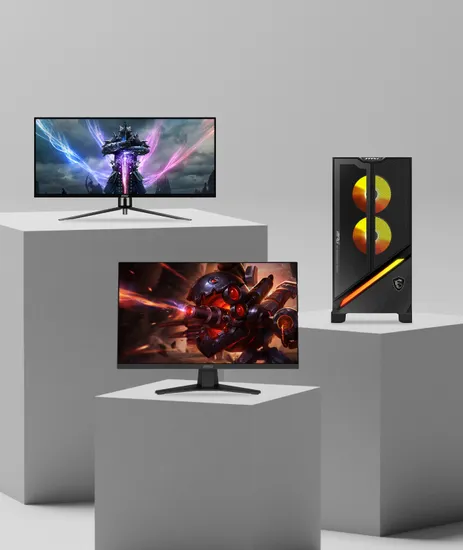 MSI 모니터 데스크탑