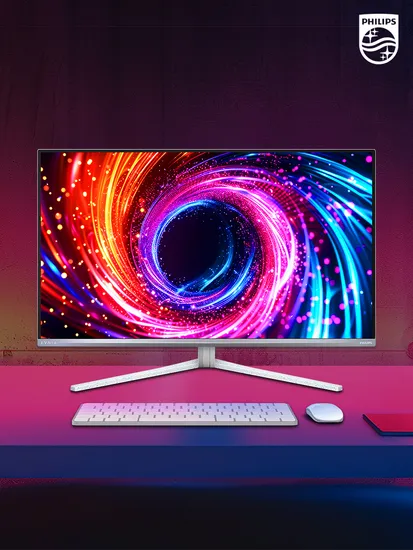 필립스 32M2N8800 UHD OLED 240Hz 화이트 32인치 게이밍 모니터