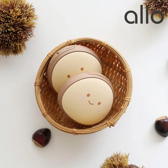 알로코리아 충전식 휴대용 손난로 보조배터리 5000mAh