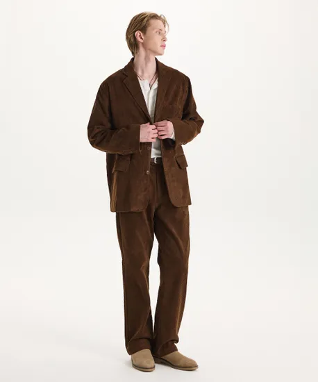 블레이저 초어자켓 선택 오버사이즈 코듀로이 셋업