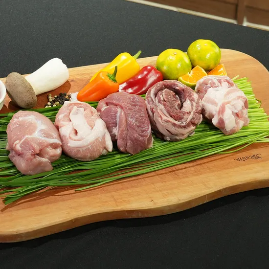 제주돼지 냉장 뒷고기 250g 6팩