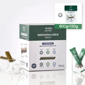 누터스가든 브러싱츄 강아지덴탈껌 치석제거 115개입 800g 120g