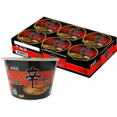 신라면 블랙 사발 컵라면 101 g, 6개 5,980원