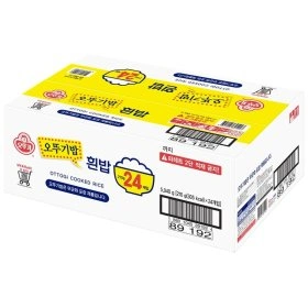 오뚜기밥 210g x 24개 / ₩10,620(유배/96개입 개당 ₩468)