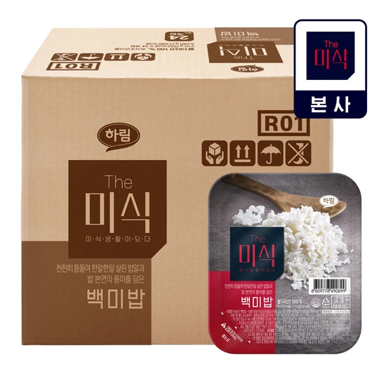 더미식 백미밥 210gX24입 16,400원
