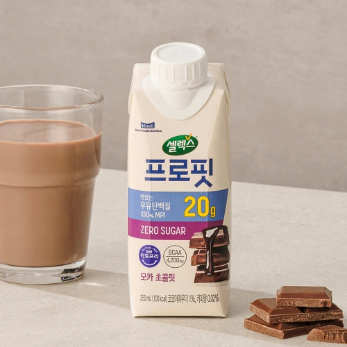 셀렉스 프로핏 밀크프로틴 드링크 모카초콜릿 250ml x 18개