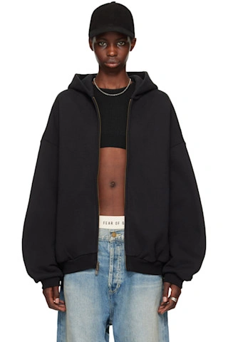 SSENSE 피오갓 후드집업 블랙