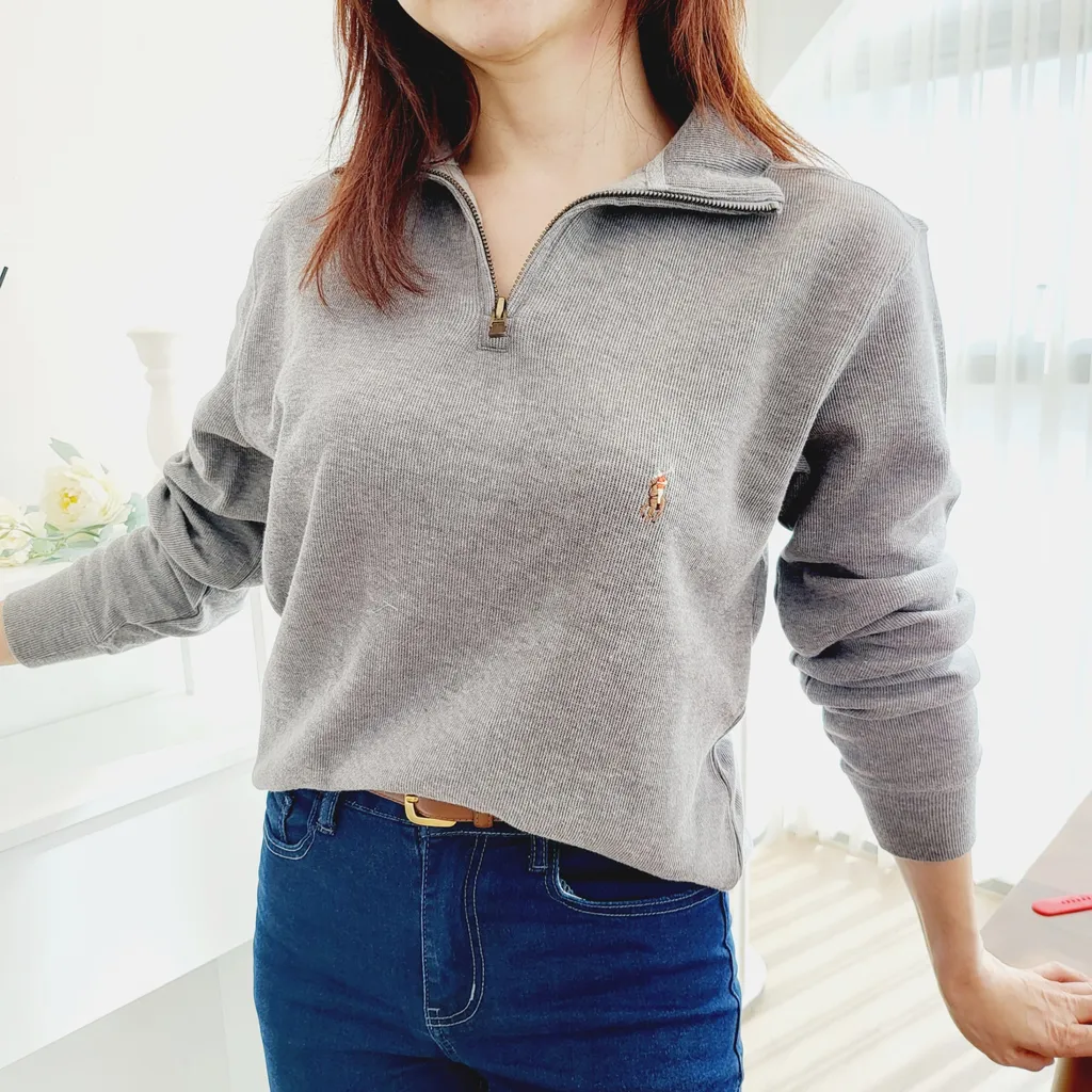 폴로 니트 하프집업 이월세일 6.9발