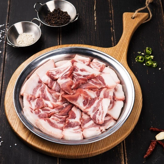 국내산 돼지특수부위 왕꼬들살 400gx2 ￦9,900