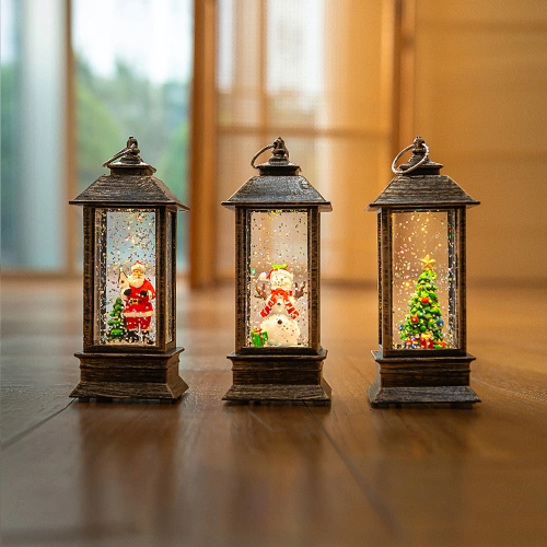 미니 크리스마스 스노우볼 LED 무드등