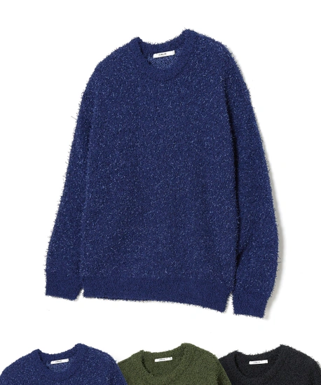 키뮤어 부클 테일 크루넥 니트 카키 9,990원