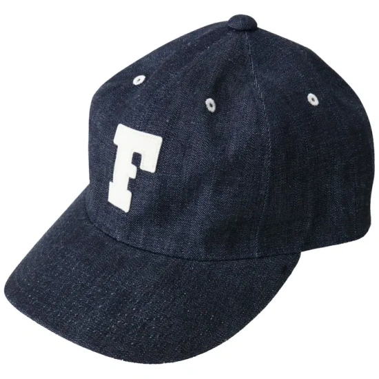 풀카운트 F 로고 데님 볼캡 인디고