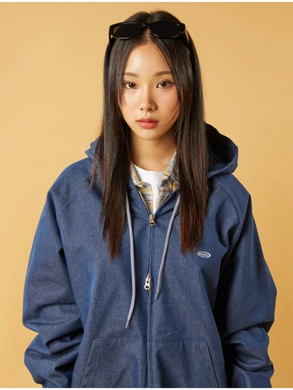 콜릿 데님 후드집업 4,420원