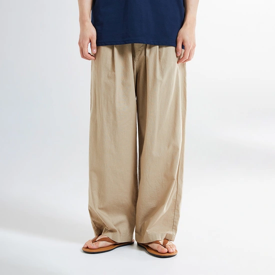 스파오 프렌치린넨 원턱와이드 밴딩팬츠 13510원
