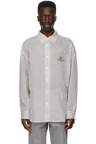 센스 / 우영미 그레이 셔츠 배송비 포함  188달러