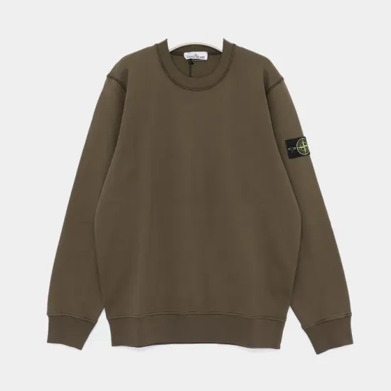 25ss 스톤 맨투맨 카키