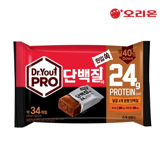 오리온 닥터유 프로 단백질바 한입쏙 420g 외