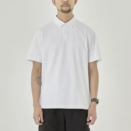 무인양품 남성 재생 강연 폴로 셔츠