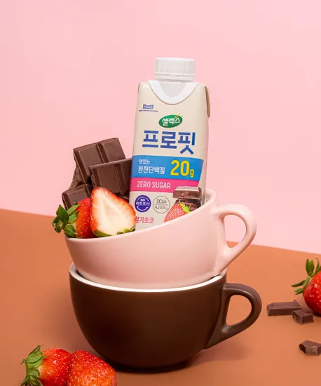 셀렉스 프로핏 드링크 딸기초코 250ml x 18개