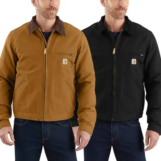 칼하트 US 블랭킷 릴렉스 핏 덕 디트로이트 자켓 블랙 풀사이즈