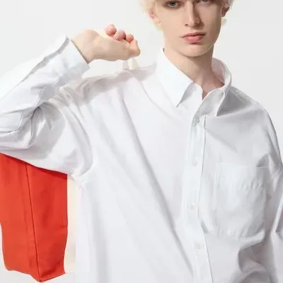 유니클로 X JW앤더슨 옥스퍼드 오버사이즈 셔츠 3.0