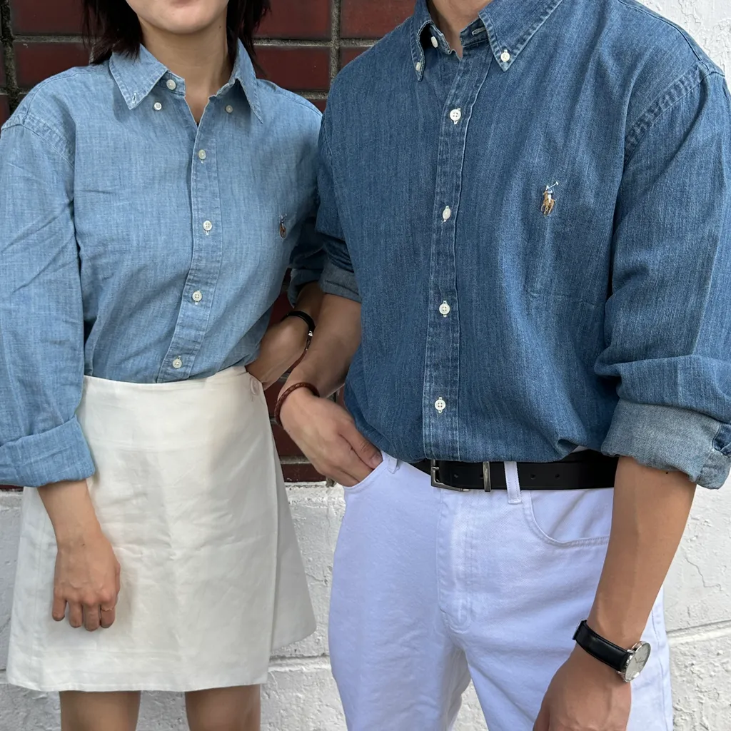 폴로 연청/진청 데님셔츠 10.7 앜테릭스 스쿼미시 세륨