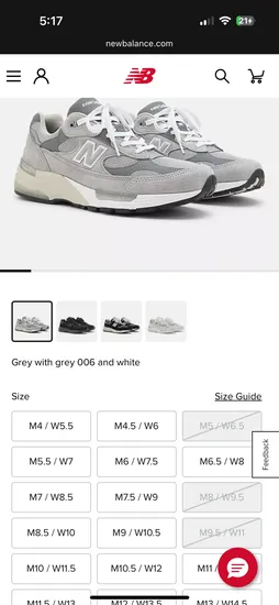 뉴발 992 그레이