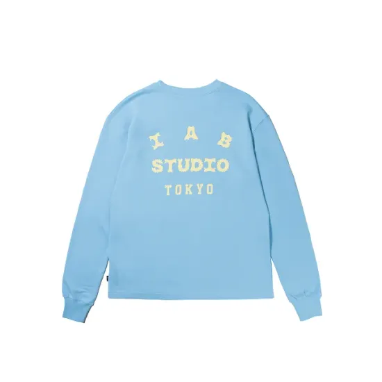 아이앱 도쿄 롱슬리브 스카이 블루 크림 도쿄 후드 그린 크림