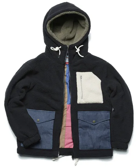 콰이어티스트 보아 헤비 후드집업 파카