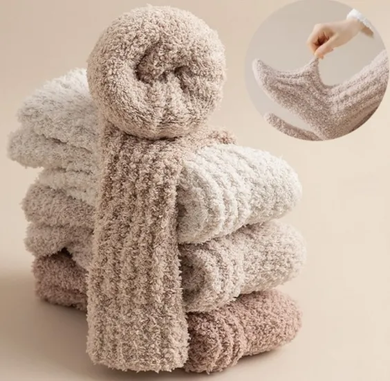 털빠짐없는 무압박 수면양말 4개