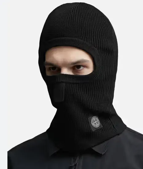 스톤아일랜드 로고패치 울 바라클라바 5.2발