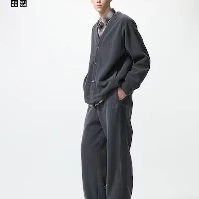 유니클로 니들스 후리스 와이드 팬츠