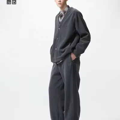 유니클로 니들스 후리스 와이드 팬츠